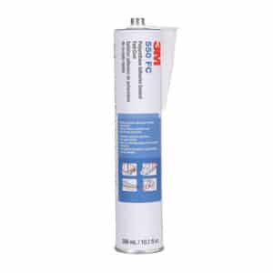 3M 62791, Polyurethane Adhesive Sealant 550FC Fast Cure, White, 310 mL Cartridge, 7000000932, 12/Case