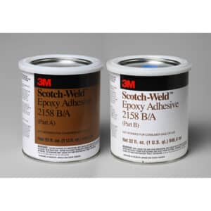 3M 20260, Scotch-Weld Epoxy Adhesive 2158, Gray, Part B/A, 1 Quart Kit, 7000046348, 6/case