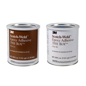 3M 20842, Scotch-Weld Epoxy Adhesive 3501, Gray, Part B/A, 2 fl oz Kit, 7000046476, 6/case