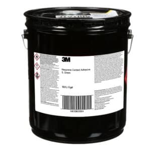 3M 21232, Neoprene Contact Adhesive 5, Green, 5 Gallon Drum (Pail), 7000046576