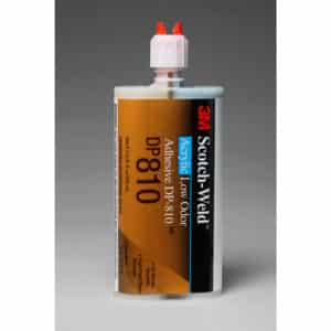 3M 31311, Scotch-Weld Low Odor Acrylic Adhesive DP810, Tan, 200 mL Duo-Pak, 7000121267, 12/case