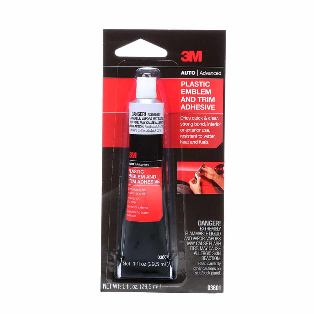 3M 03601, Plastic Emblem and Trim Adhesive, 1 fl oz, 7010294867, 12 per case
