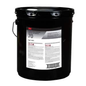 3M 63935, HoldFast 70 Adhesive, Clear, 5 Gallon Drum (Pail), 7010310268