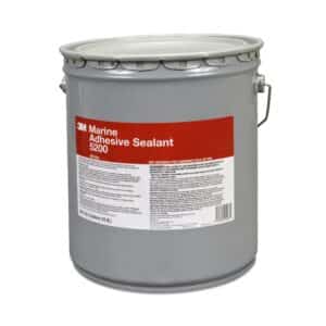 3M 21463, Marine Adhesive Sealant 5200, White, 5 Gallon Drum (Pail), 7010325698