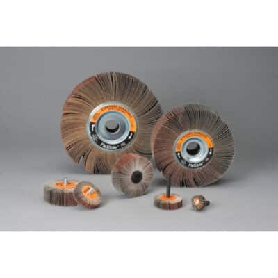 Standard Abrasives 42660, A/O Flap Wheel 625108, 3 in x 1/2 in x 1/4-20 in 120, 7010369120, 10 per case