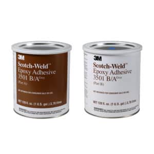 3M 20843, Scotch-Weld Epoxy Adhesive 3501, Gray, Part B/A, 1 Pint Kit, 7100010271, 6/case