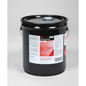 3M 22570, Nitrile High Performance Rubber and Gasket Adhesive 847H, Brown, 5 Gallon Drum (Pail), 7100025410