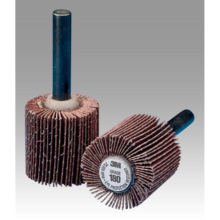 3M 80755, Flap Wheel 747D, Type 83, 2 in x 1 in x 1/4 in, P120 X-weight, 7100138313, 10 per case