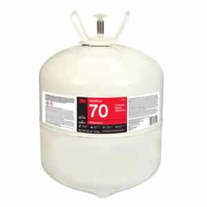 3M 61690, HoldFast 70 Cylinder Spray Adhesive, Clear, Large Cylinder (Net Wt 27.3 lb), 7100138479
