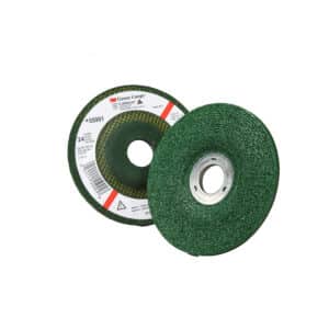 3M 55991, Green Corps Depressed Center Grinding Wheel, 24 4-1/2 in x 1/4 in x 7/8 in, 7000044994, 40 per case