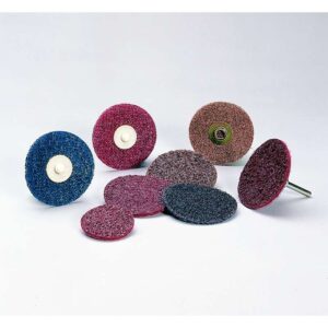 Standard Abrasives 3840232, Quick Change Surface Conditioning FE Disc, A/O Medium, TSM, MAR, 1-1/2 in, QS150SM, 7000046856