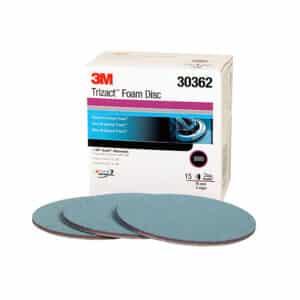 3M 30362, Trizact Hookit Foam Disc, 3 in, P5000, 7000120106, 15 discs per carton, 4 cartons per case