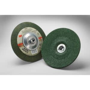 3M 55956, Green Corps Depressed Center Grinding Wheel, T27, 9 in x 1/4 in x 5/8-11 Internal, 24, 7010325732, 20 per case