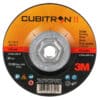 3M 87208, Cubitron II Depressed Center Grinding Wheel, Type 27 Quick Change, 4-1/2 in x 1/4 in x 5/8-11, 7010327592, 10/case