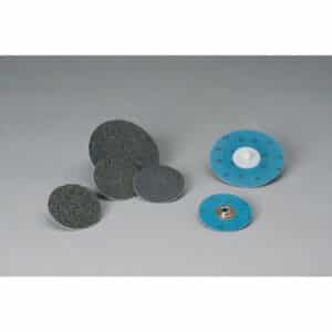 Standard Abrasives 522217, Quick Change Silicon Carbide 2 Ply Disc, 60, TSM, Black, 1 in, Die QS100NM, 7010331085