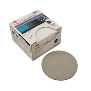 3M 02087, Trizact Hookit Foam Disc, 3 in, P3000, 7100045387, 15 discs per carton, 4 cartons per case