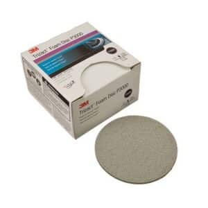 3M 02096, Trizact Hookit Foam Disc, 5 in, 3000, 7100057974, 15 discs per carton, 4 cartons per case