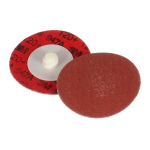 3M 54264, Cubitron II Roloc Durable Edge Disc 947A, 120+, X-weight, TR, Maroon, 2 in, Die R200P, AB54264, 7100076933