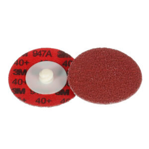 3M 54240, Cubitron II Roloc Durable Edge Disc 947A, 40+, X-weight, TR, Maroon, 2 in, Die R200P, 7100077039