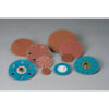 Standard Abrasives 522456, Quick Change Aluminum Oxide Extra 2 Ply Disc, 80, TSM, LT BRN, 2 in, Die QS200PM, 7100094829