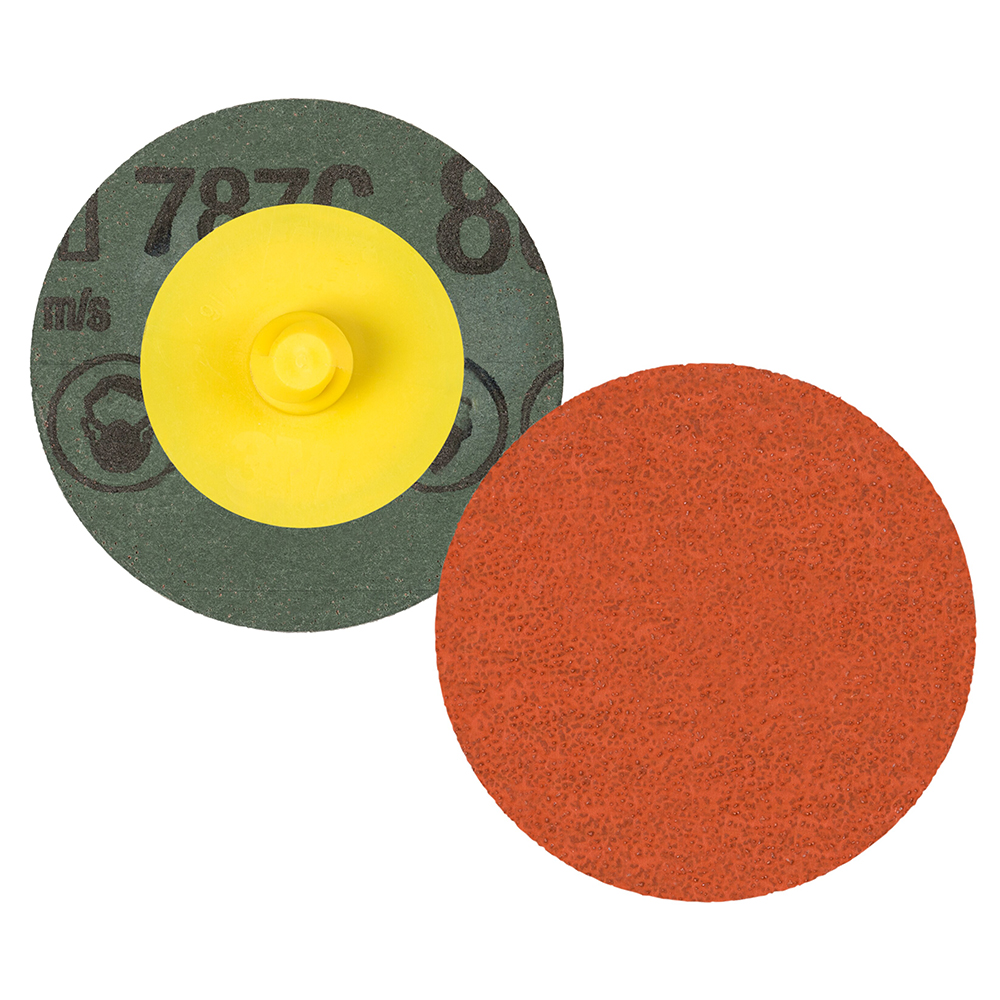 3M 89699, Roloc Fibre Disc 787C, 80+, TR, 2 in, Die R200P, 7100100962