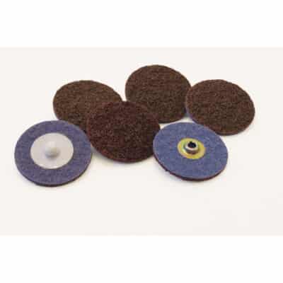 Standard Abrasives 840388, Quick Change Surface Conditioning GP Disc, A/O Medium, TR, Maroon, 2 in, Die Q200P, 7000046868