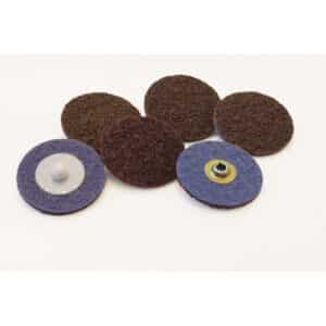 Standard Abrasives 840386, Quick Change Surface Conditioning RC Disc, A/O Very Fine, TR, BLU, 2 in, Die Q200P, 7000046867