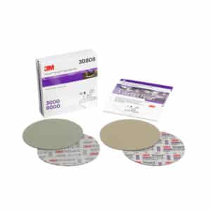3M 30808, Trizact Hookit Foam Disc, Kit, 6 in, 3000 and 8000, 7100195913, 2 Discs/Kit