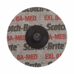 3M 17193, Scotch-Brite Roloc EXL Unitized Wheel TR, 3 in x NH 8A MED, 7000045981