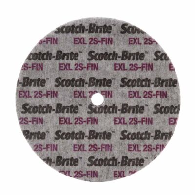3M 14752, Scotch-Brite EXL Unitized Wheel, XL-UW, 6S Fine, 3 in x 1/4 in x 3/8 in, 7000120708