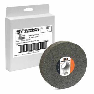 Standard Abrasives 850373, GP Wheel 6 in x 1/2 in x 1 in 9S FIN, 7010299543