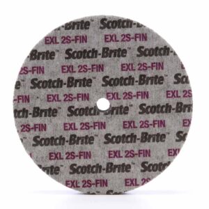 3M 24339, Scotch-Brite EXL Unitized Wheel, XL-UW, 3S Fine, 6 in x 1/4 in x 1 in, SPR 20888A, 7010365120