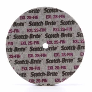3M 19706, Scotch-Brite EXL Unitized Wheel, XL-UW, 2S Fine, 6 in x 1/4 in x 1 in, SPR 17773A, 7010366223