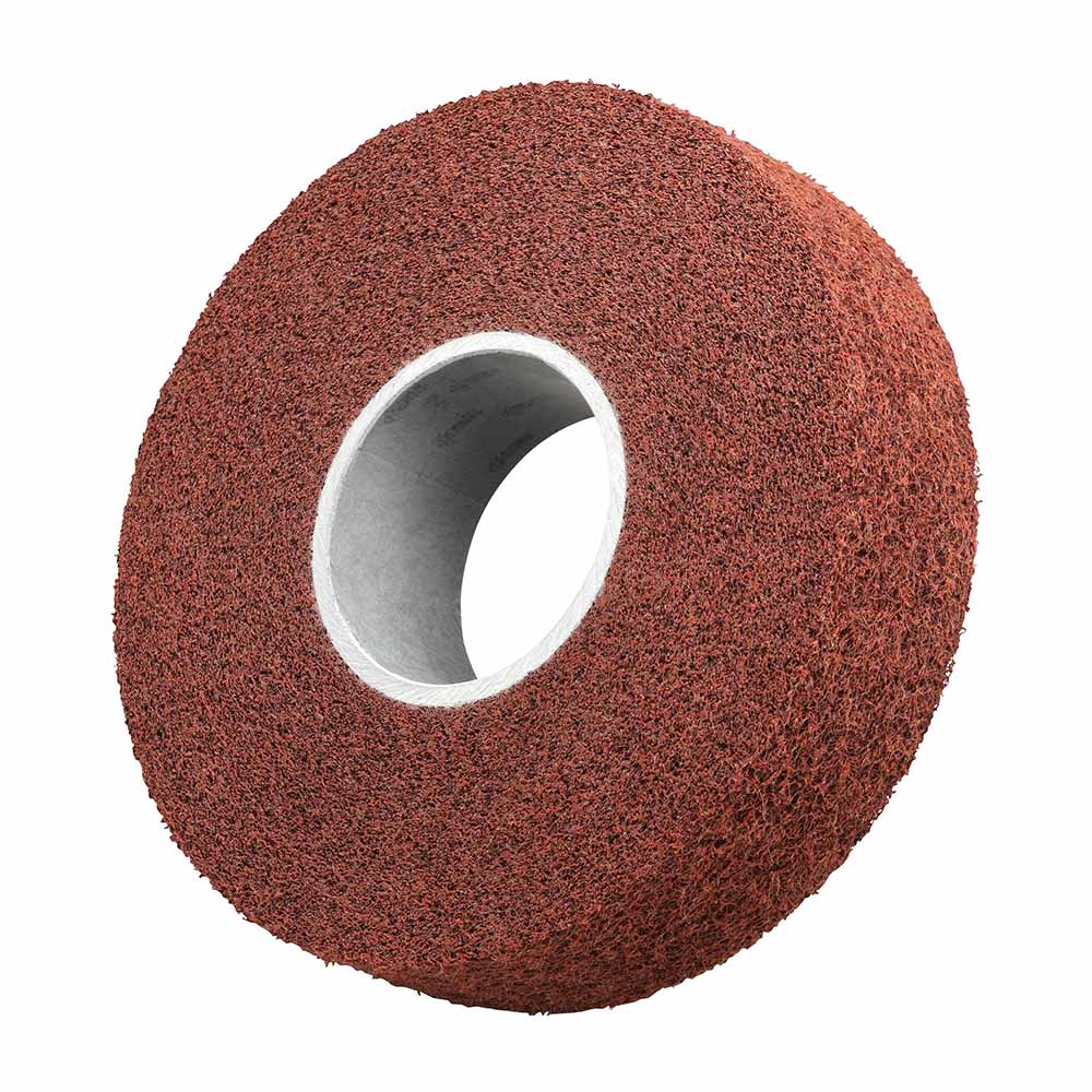 3M 01863, Scotch-Brite Metal Finishing Wheel, MF-WL, 5A Coarse, 6 in x 1 in x 1 in, 7100042616