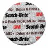 3M 65018, Scotch-Brite Deburr and Finish Pro Unitized Wheel, DP-UW, 6C Medium+, 2 in x 1/4 in x 1/4 in, 7100053414
