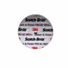 3M 90124, Scotch-Brite Deburr and Finish PRO Unitized Wheel, 2 in x 1/4 in x 1/4 in, 8C CRS+, 7100110916