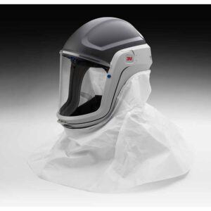 3M 17322, Versaflo Respiratory Helmet Assembly M-405, with Standard Visor and Shroud, 7100009447