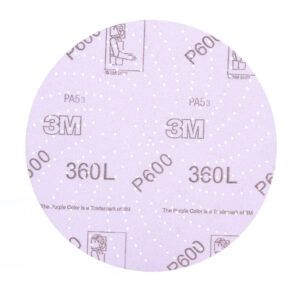 3M 20827, Hookit Clean Sanding Disc 360L, P600, 3 in, Die 300LG, 7100010261