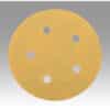 3M 01062, Hookit Gold Film Disc 255L, 5 in x NH, 5 Hole, P220, D/F, Die 500FH, 7100031687