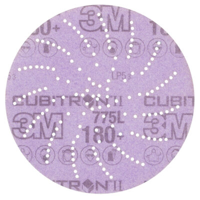 3M 64264, Cubitron II Hookit Clean Sanding Film Disc 775L, 180+, 5 in, Die 500LG, 7100064177