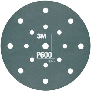 3M 34801, Hookit Flexible Abrasive Disc 270J, 6 in, Dust Free, P600, 7100104516