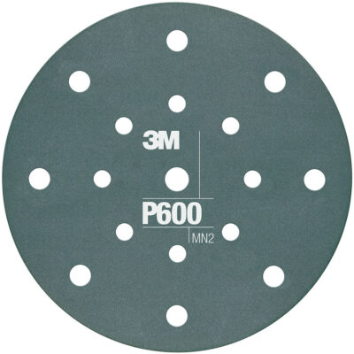 3M 34801, Hookit Flexible Abrasive Disc 270J, 6 in, Dust Free, P600, 7100104516