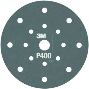 3M 34800, Hookit Flexible Abrasive Disc 270J, 6 in, Dust Free, P400, 7100104547