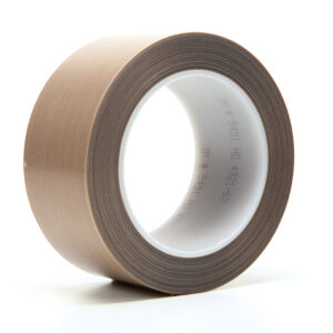 3M 16154, PTFE Glass Cloth Tape 5451, Brown, 2 in x 36 yd, 5.6 mil, 7000029153