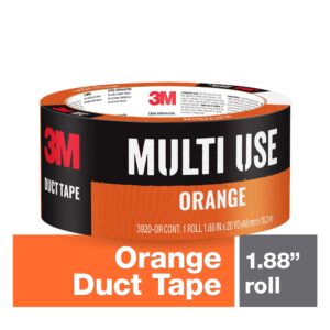 3M 73159, Orange Duct Tape 3920-OR, 1.88 in x 20 yd (48 mm x 18,2 m), 7100085026