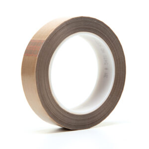 3M 16152, PTFE Glass Cloth Tape 5451, Brown, 1 in x 36 yd, 5.6 mil, 7000029154