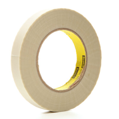 3M 03016, Glass Cloth Tape 361, White, 3/4 in x 60 yd, 6.4 mil, 7000047441