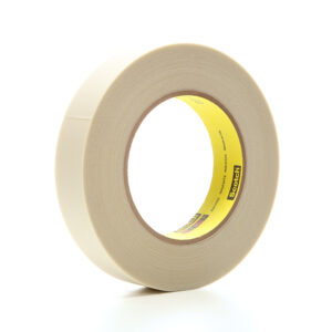 3M 03017, Glass Cloth Tape 361, White, 1 in x 60 yd, 6.4 mil, 7000047442