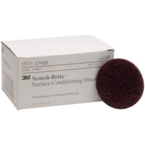 3M 07456, Scotch-Brite Surface Conditioning Disc, 3 in x NH A MED, 7000120659