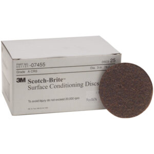 3M 07455, Scotch-Brite Surface Conditioning Disc, 3 in x NH A CRS, 7000120660